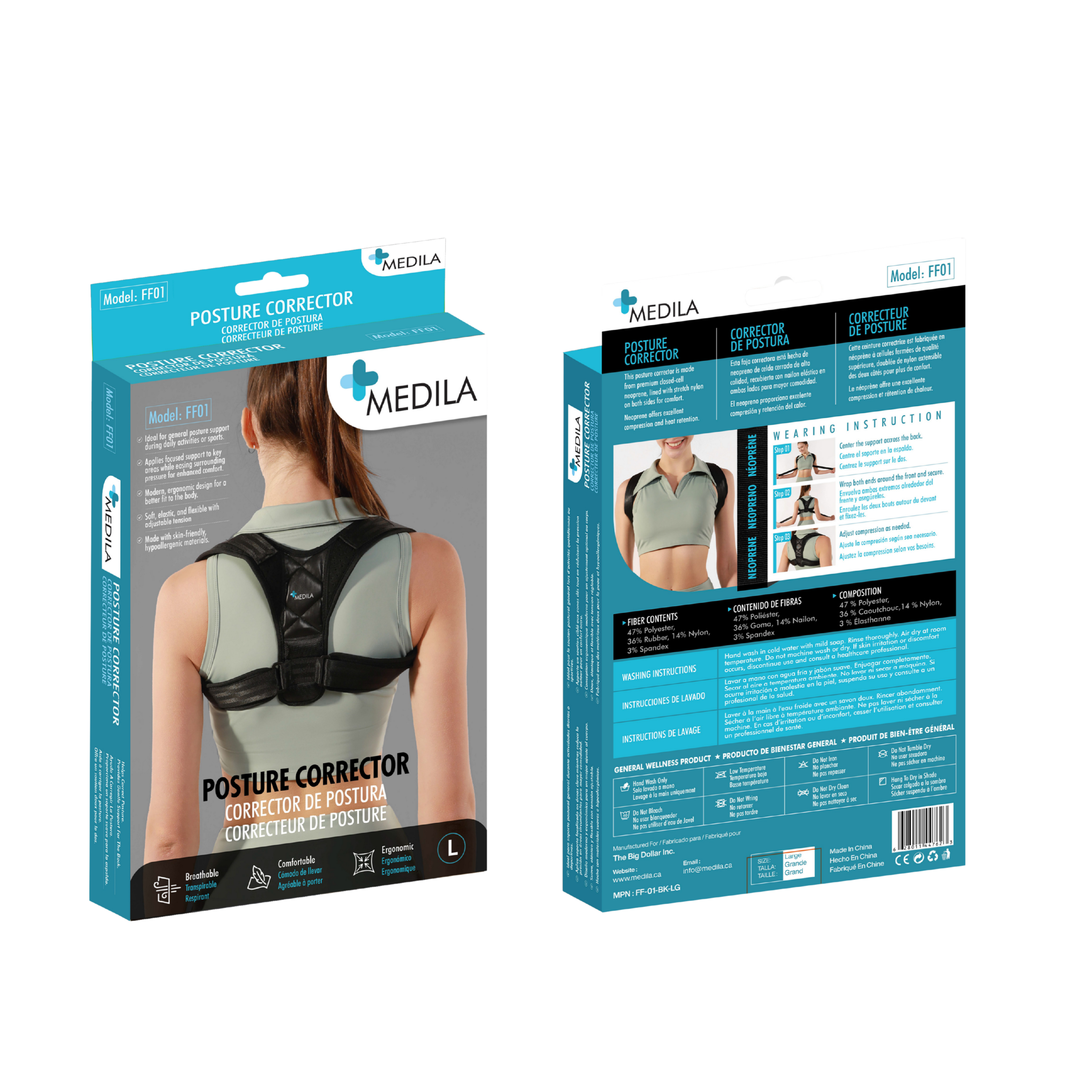 MEDILA Posture Corrector — FF01